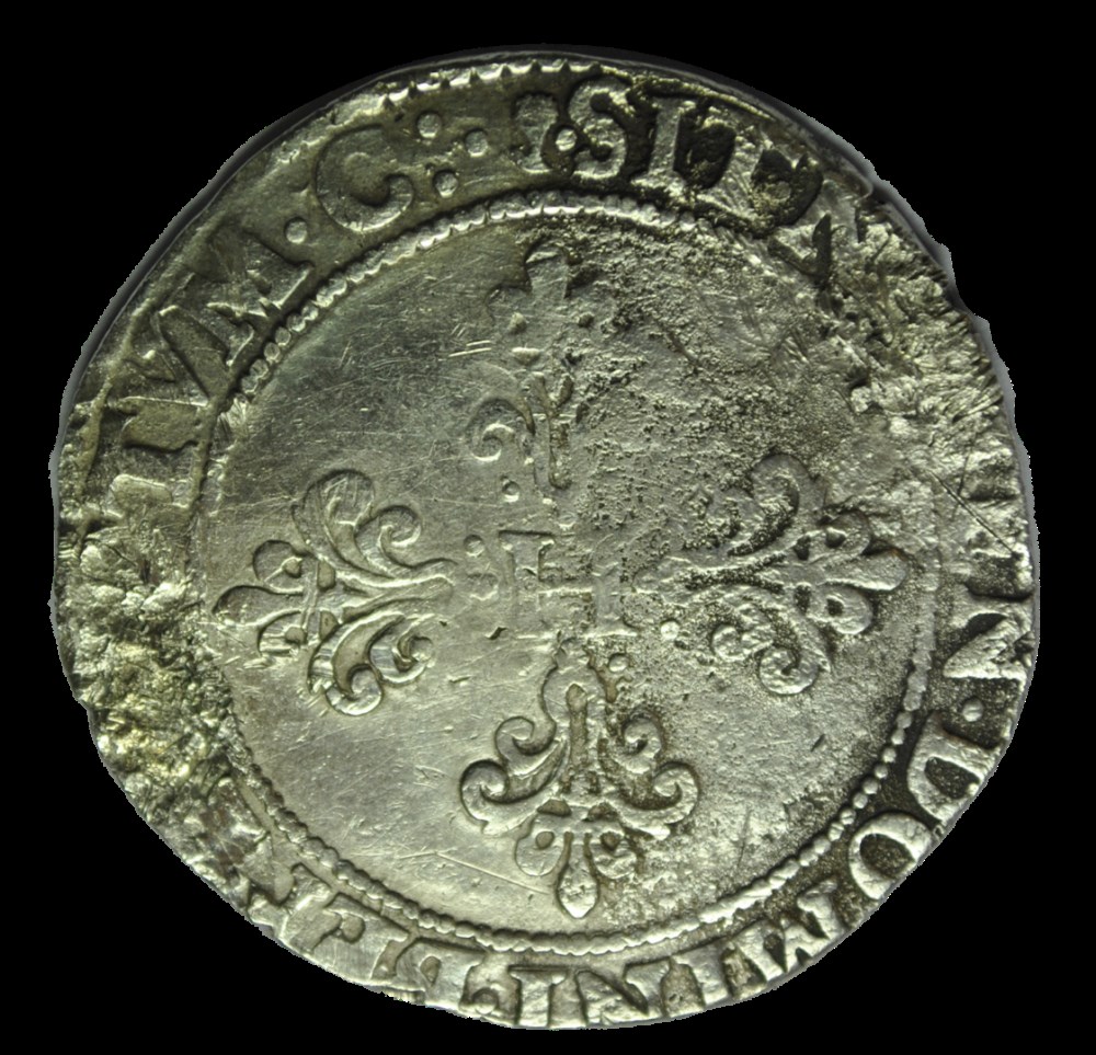 HENRI III Franc au col fraisé 1579 M monnaies henri iii franc au col fraise 1579 m