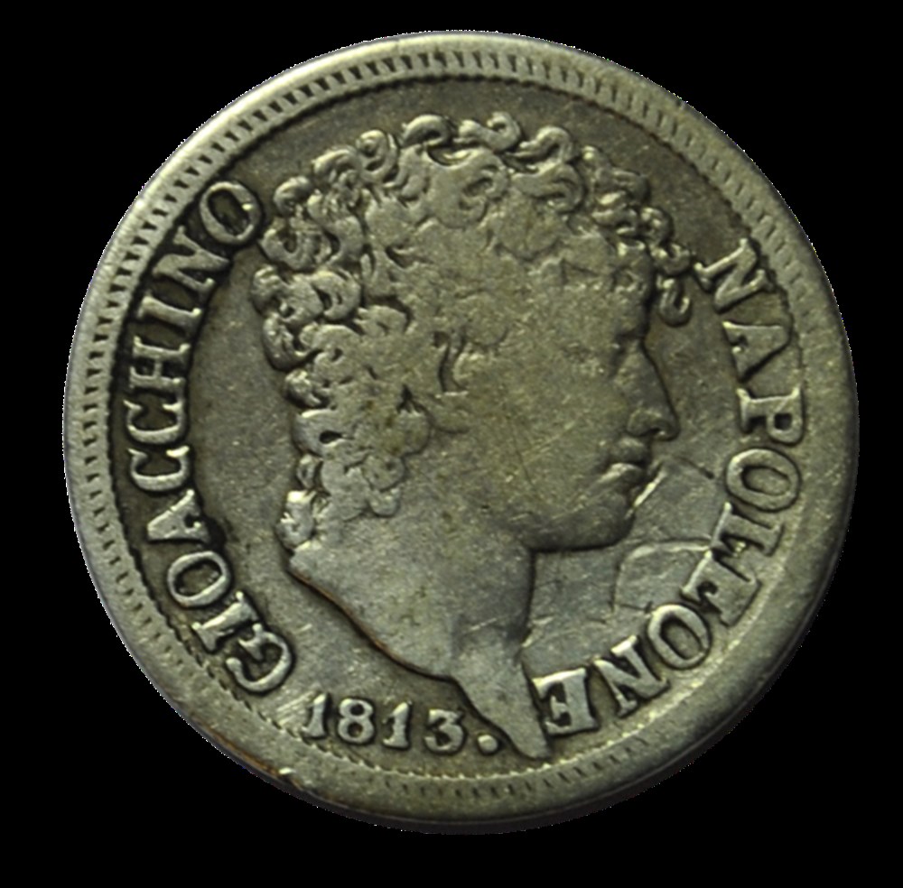 ROYAUME DE NAPLES - JOACHIM MURAT Mezza lira 1813 Naples monnaies royaume de naples joachim murat mezza lira 1813 naples