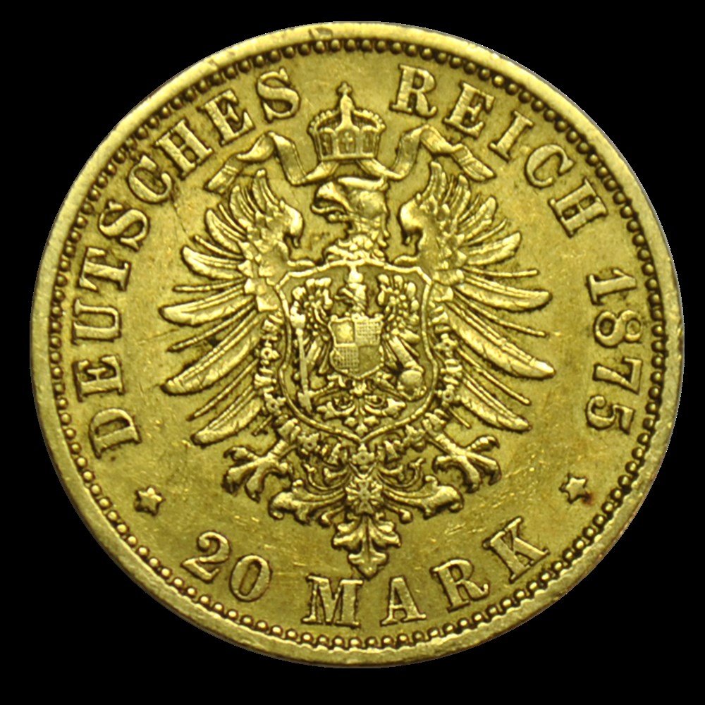 ALLEMAGNE - BRUNSWICK 20 Mark or Guillaume Duc de Brunswick 1875 Berlin monnaies allemagne brunswick 20 mark or guillaume duc de brunswick 1875 berlin