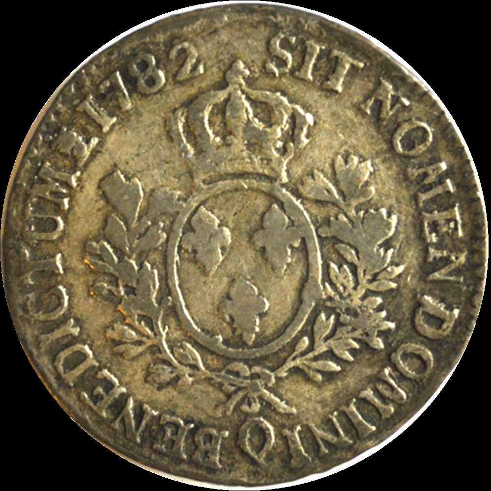 Ecu Aux Branches D'Olivier Louis XVI 1782 Q monnaies ecu aux branches olivier louis xvi 1782 q