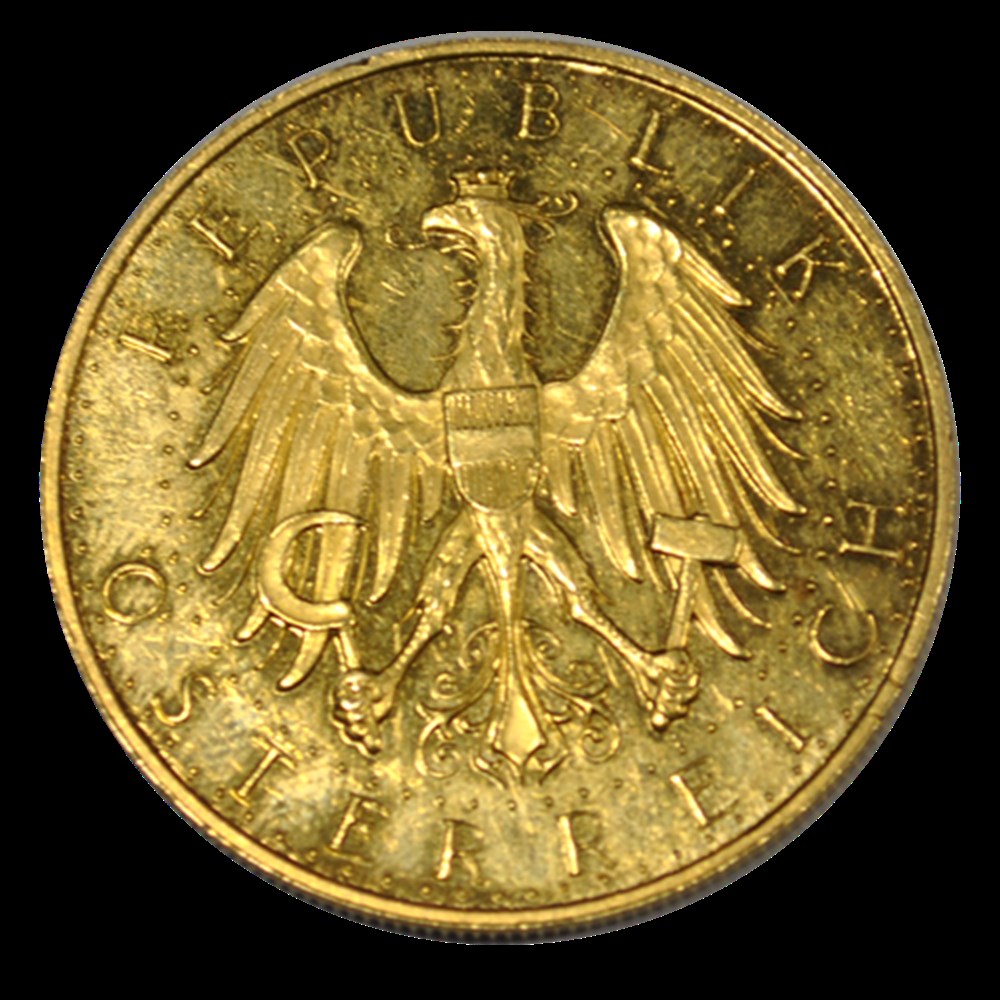 100 Schilling Aigle héraldique aux armes de l'Autriche 1929 Vienne monnaies 100 schilling aigle heraldique aux armes de autriche 1929 vienne