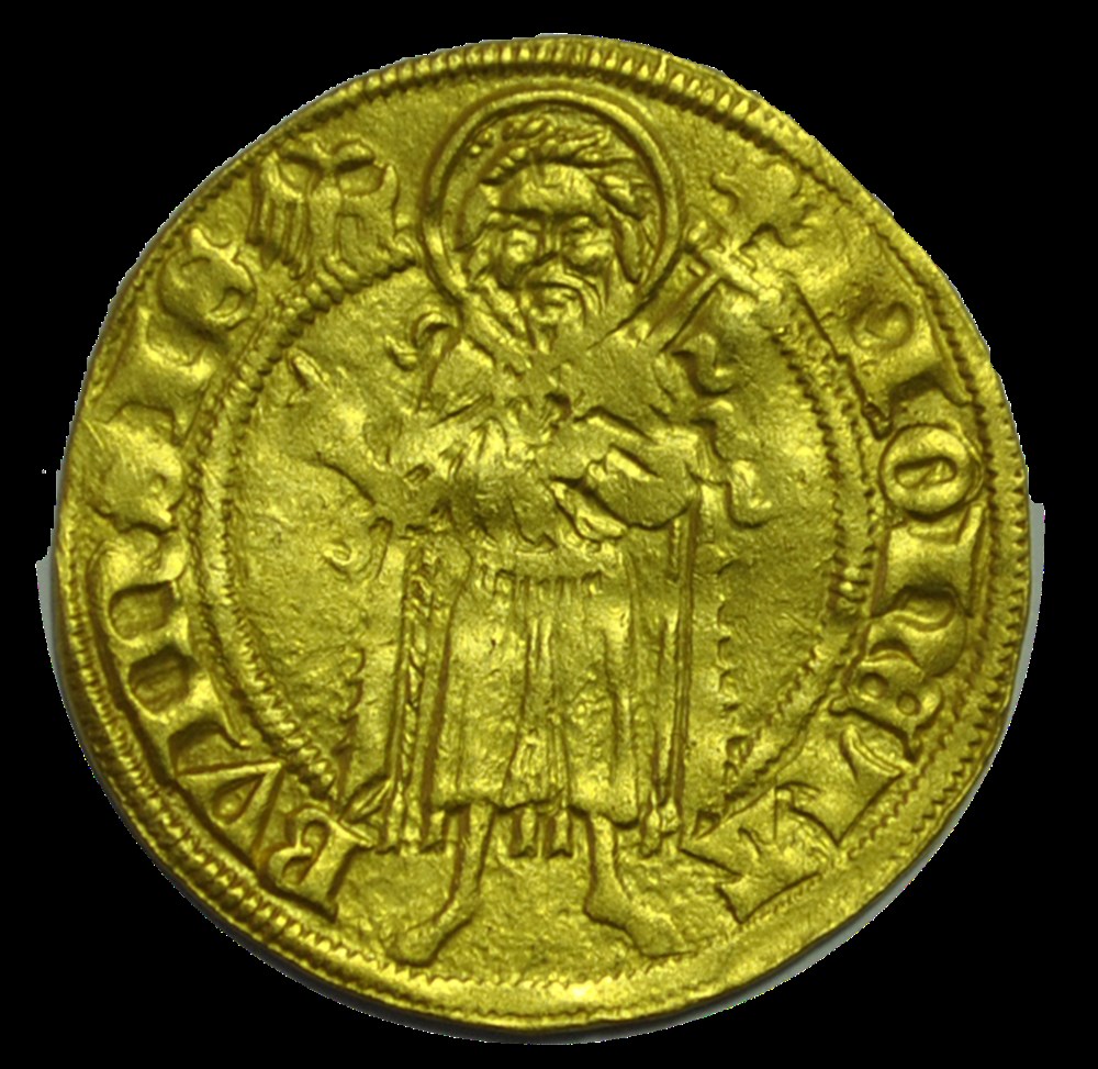 monnaies cologne dietrich ii von mors ducat or 1414 1419