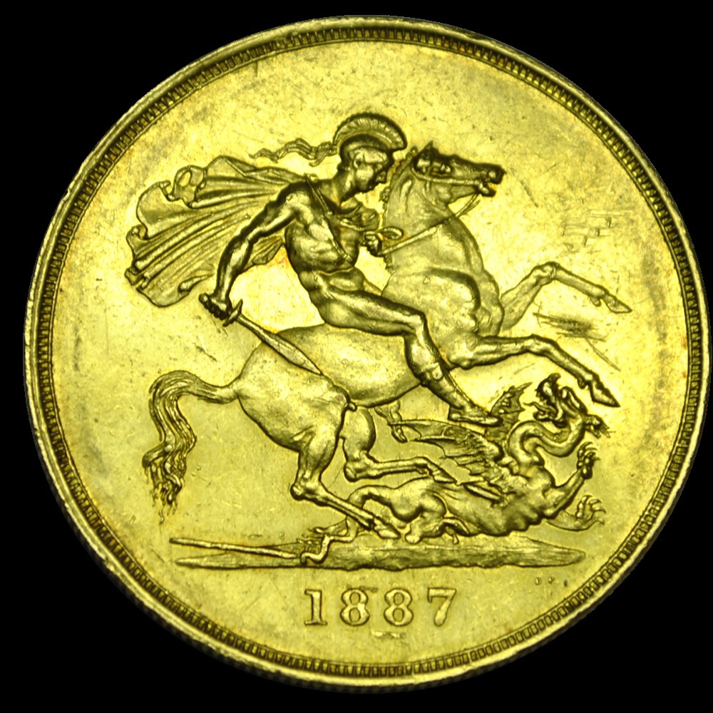 monnaies grande bretagne victoria 5 livres buste du jubile 1887 londres