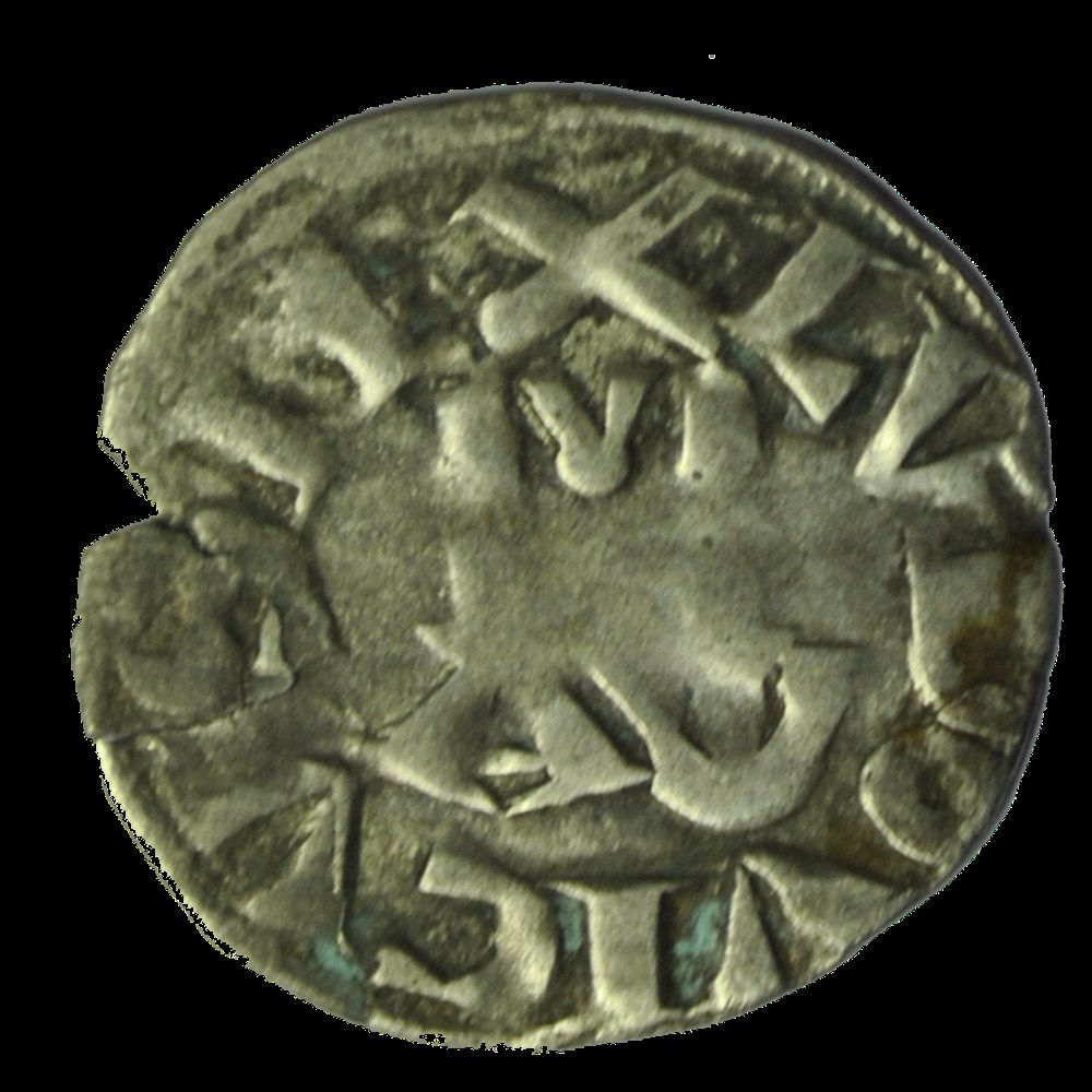 Louis VII 1137-1150 Pontoise Denier Type 1 monnaies louis vii 1137 1150 pontoise denier type 1
