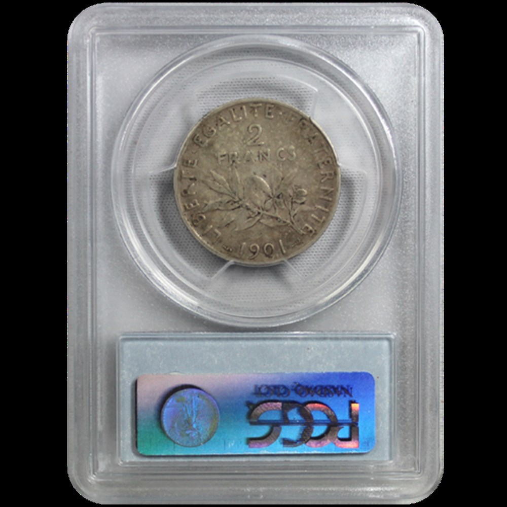 2 Francs Semeuse 1901 monnaies 2 francs semeuse 1901