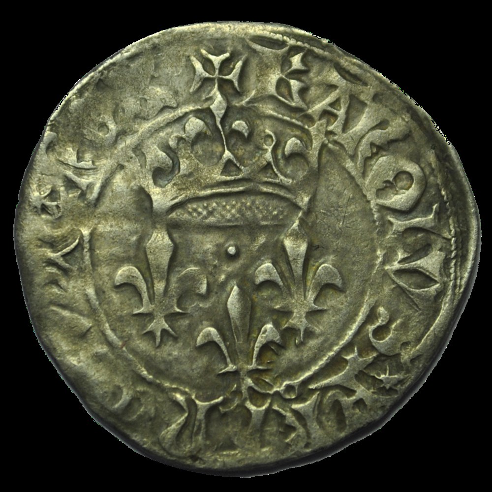 Charles VII blanc dit florette La Rochelle monnaies charles vii blanc dit florette la rochelle