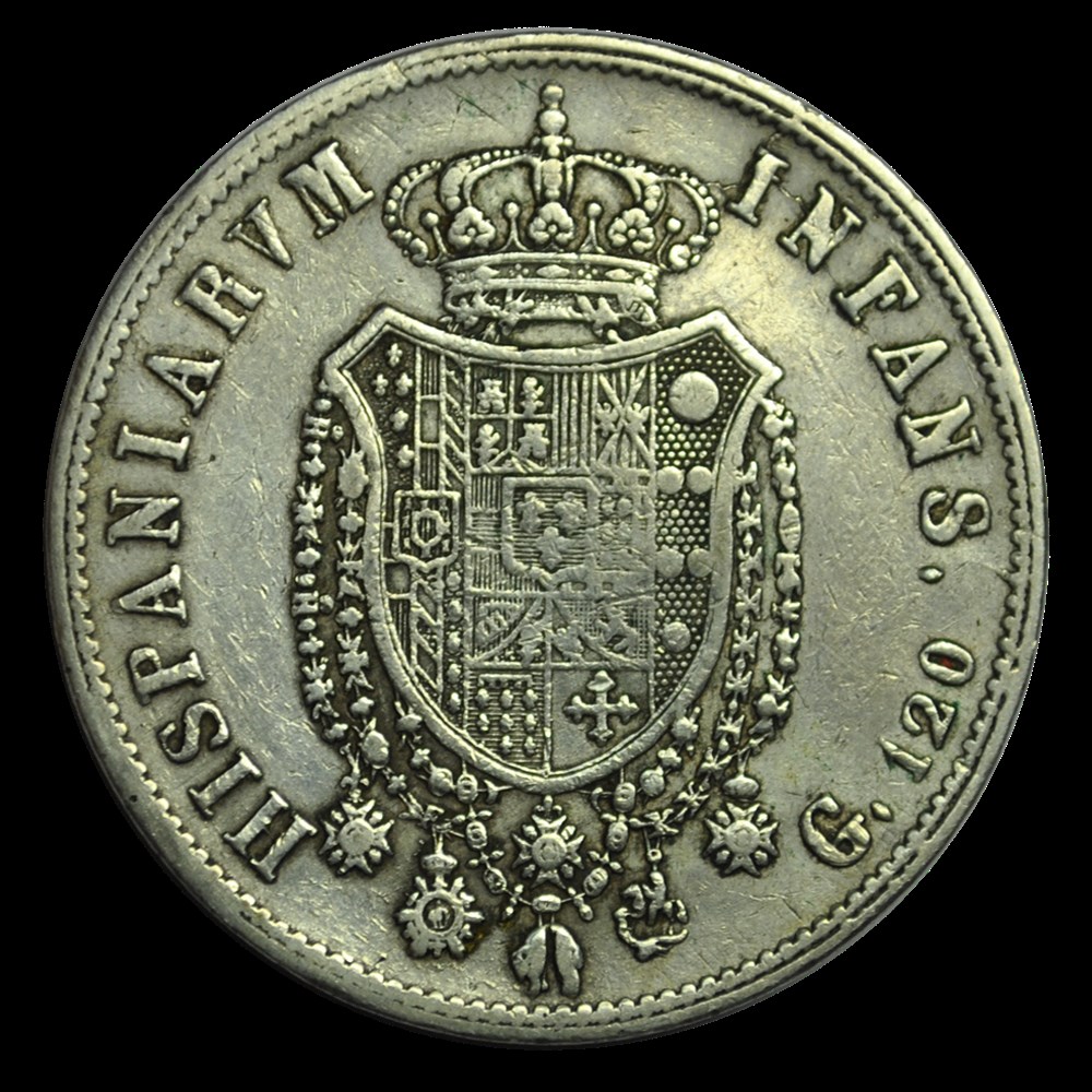 ROYAUME DE NAPLES - FERDINAND IV 120 Grana 1818 Naples monnaies royaume de naples ferdinand iv 120 grana 1818 naples