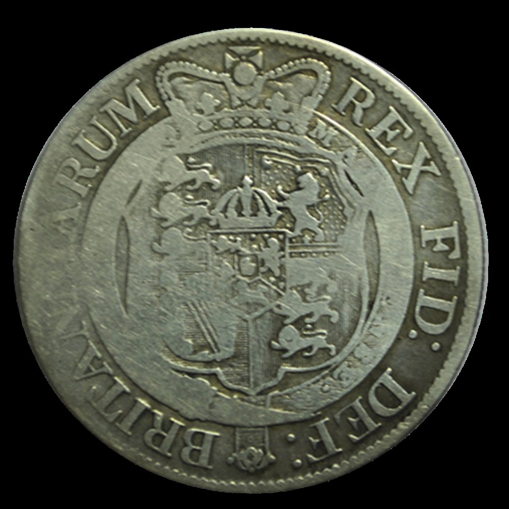 Demi Crown Georges III type à la petite tête 1819 monnaies demi crown georges iii type a la petite tete 1819