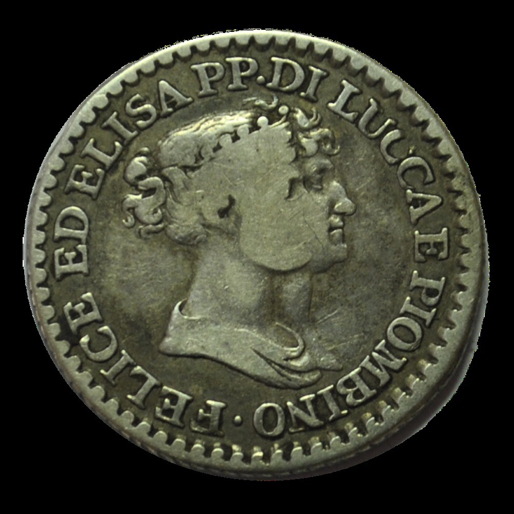ITALIE - LUCQUES ET PIOMBINO 1 Franco 1808 Florence monnaies italie lucques et piombino 1 franco 1808 florence