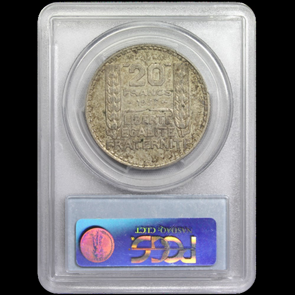 20 Francs Turin 1937 monnaies 20 francs turin 1937
