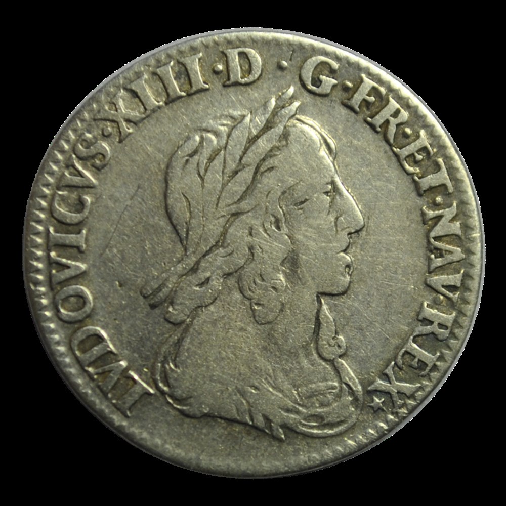 LOUIS XIII 1/12 d'écu, 3e type, 2e poinçon de Warin 1642 Paris, Monnaie de Matignon monnaies louis xiii 1 12 ecu 3e type 2e poincon de warin 1642 paris monnaie de matignon