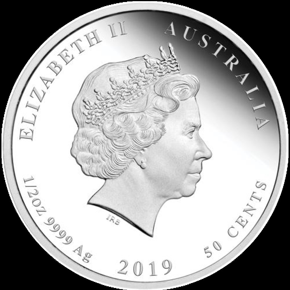 Australian Lunar 1/2oz Argent Année du Cochon 2019 monnaies australian lunar 1 2oz argent annee du cochon 2019