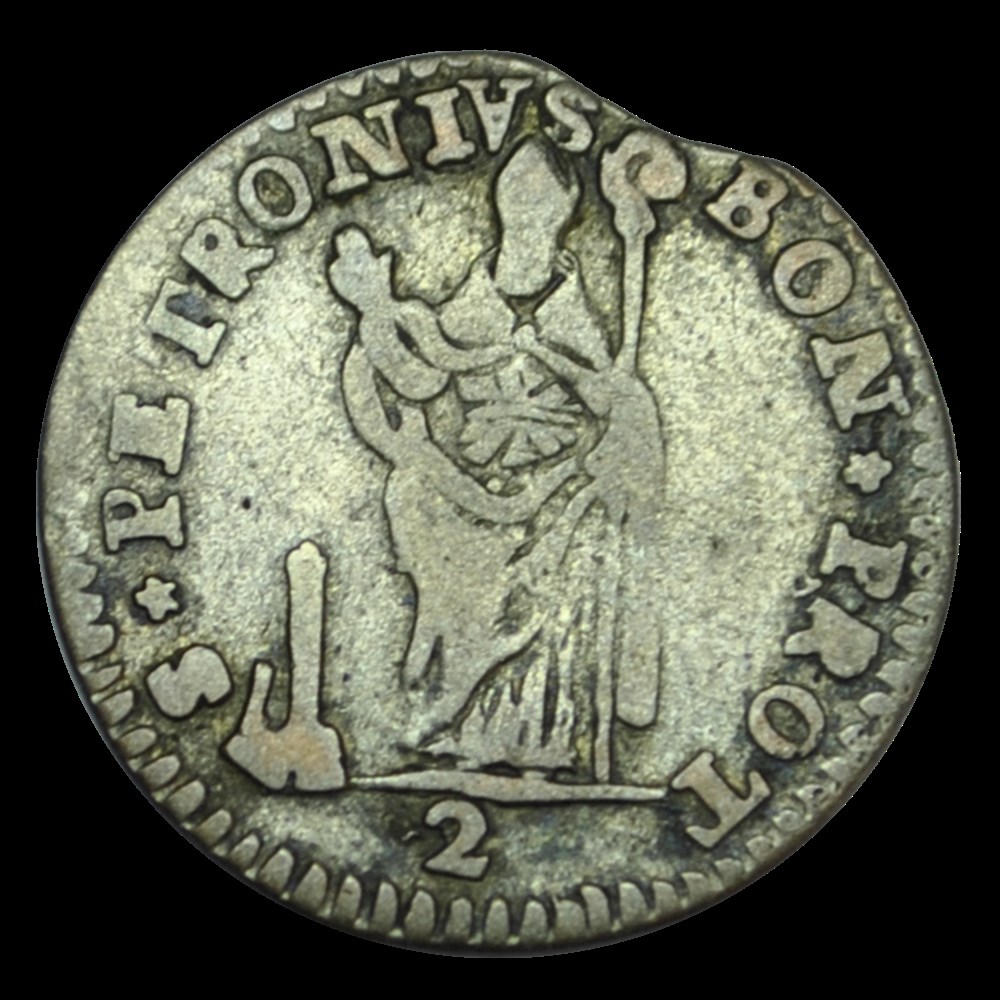 monnaies clement xi 2 baiocchi 1715