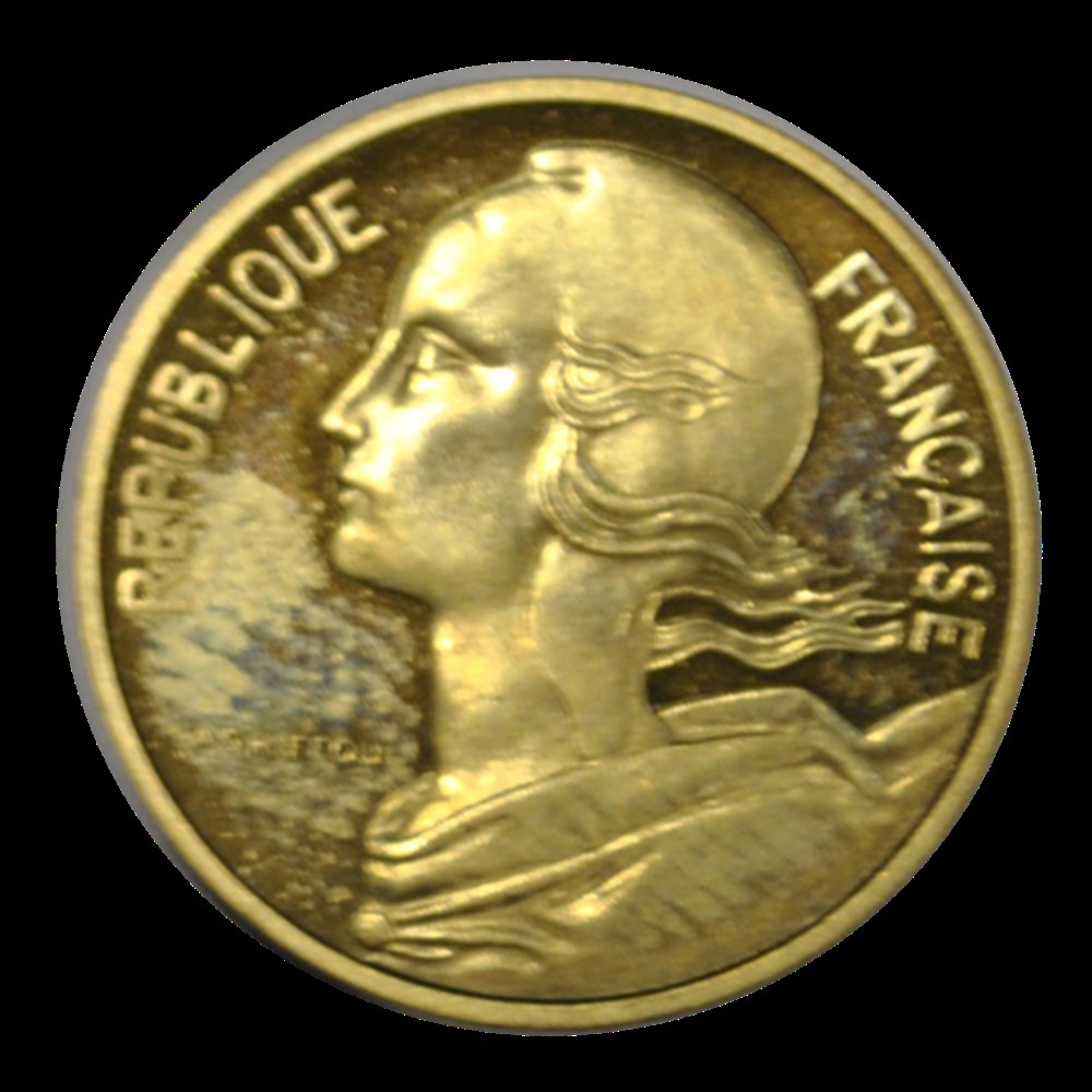 Piéfort de 10 centimes Marianne 1962 Paris monnaies piefort de 10 centimes marianne 1962 paris