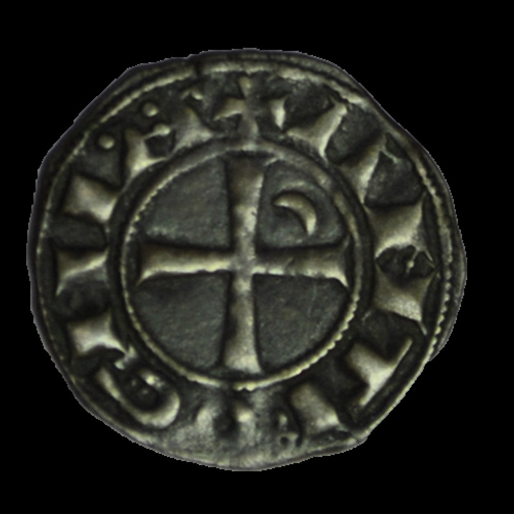 CROISADES - PRINCIPAUTÉ D'ANTIOCHE - BOHÉMOND III Denier Antioche monnaies croisades principaute antioche bohemond iii denier antioche