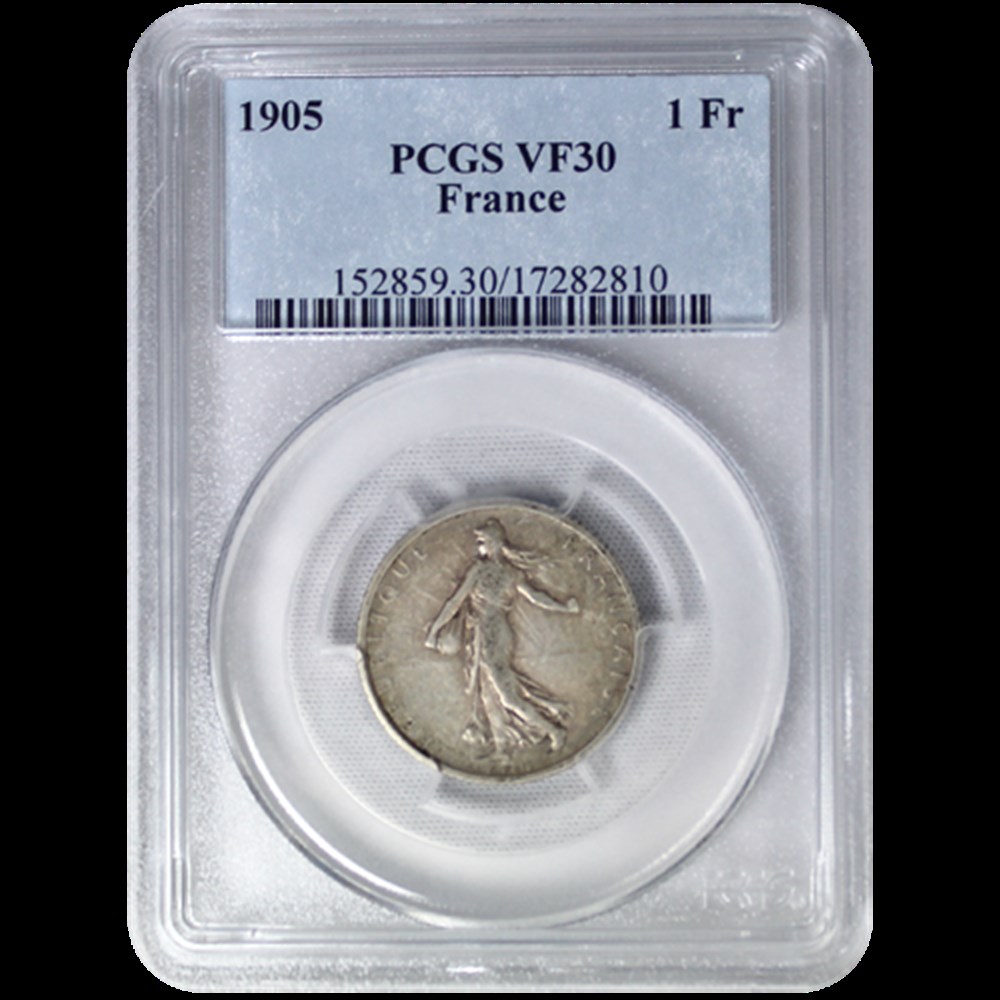 1 Franc Semeuse 1905 monnaies 1 franc semeuse 1905