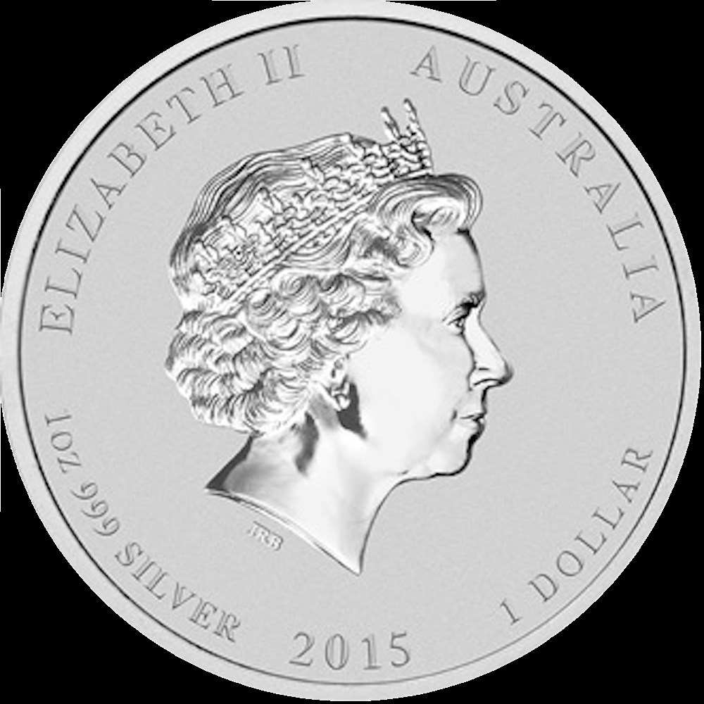 Australian Lunar 1oz Argent Année de la Chèvre 2015 monnaies australian lunar 1oz argent annee de la chevre 2015