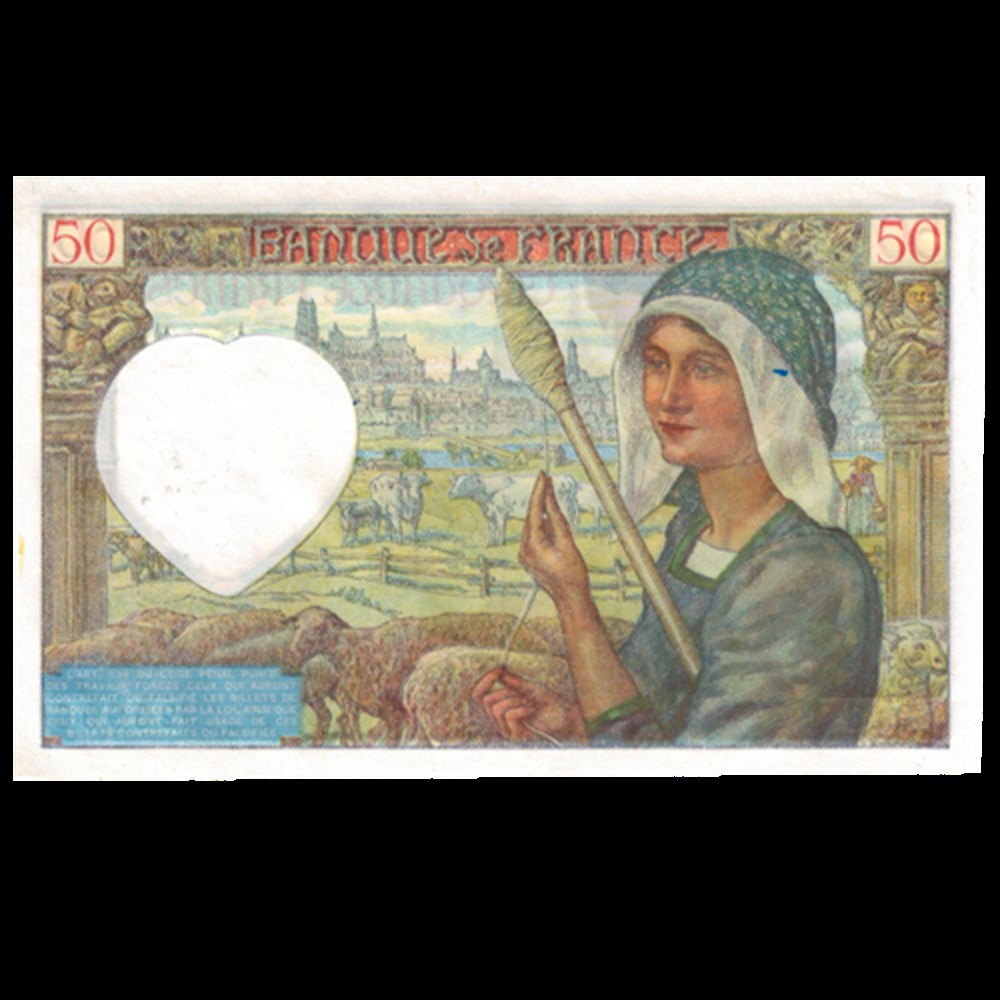 Cinquante francs Jacques Coeur monnaies cinquante francs jacques coeur