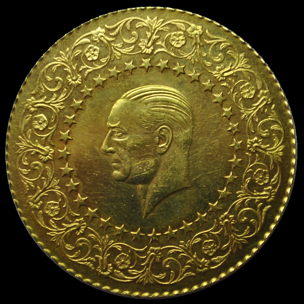 TURQUIE 250 Kurush Mustafa Kemal Atatürk 1967 - Coins