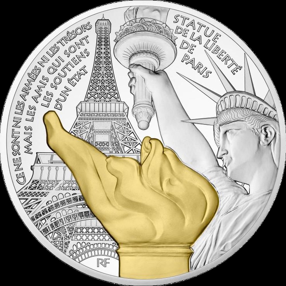 Trésor de Paris: Statue de la Liberté 10 Euro monnaies tresor de paris statue de la liberte 10 euro