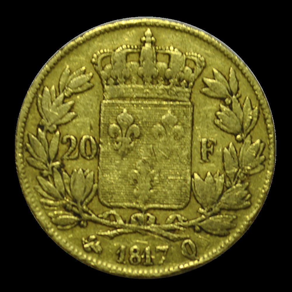 20 Francs Louis XVIII 1817 I monnaies 20 francs louis xviii 1817 i