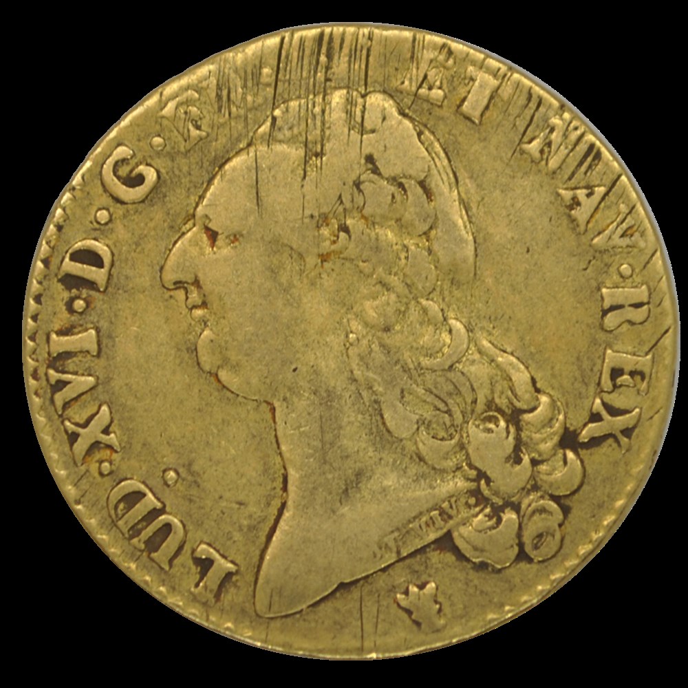 Louis XVI Double louis d'or 1786 I monnaies louis xvi double louis or 1786 i