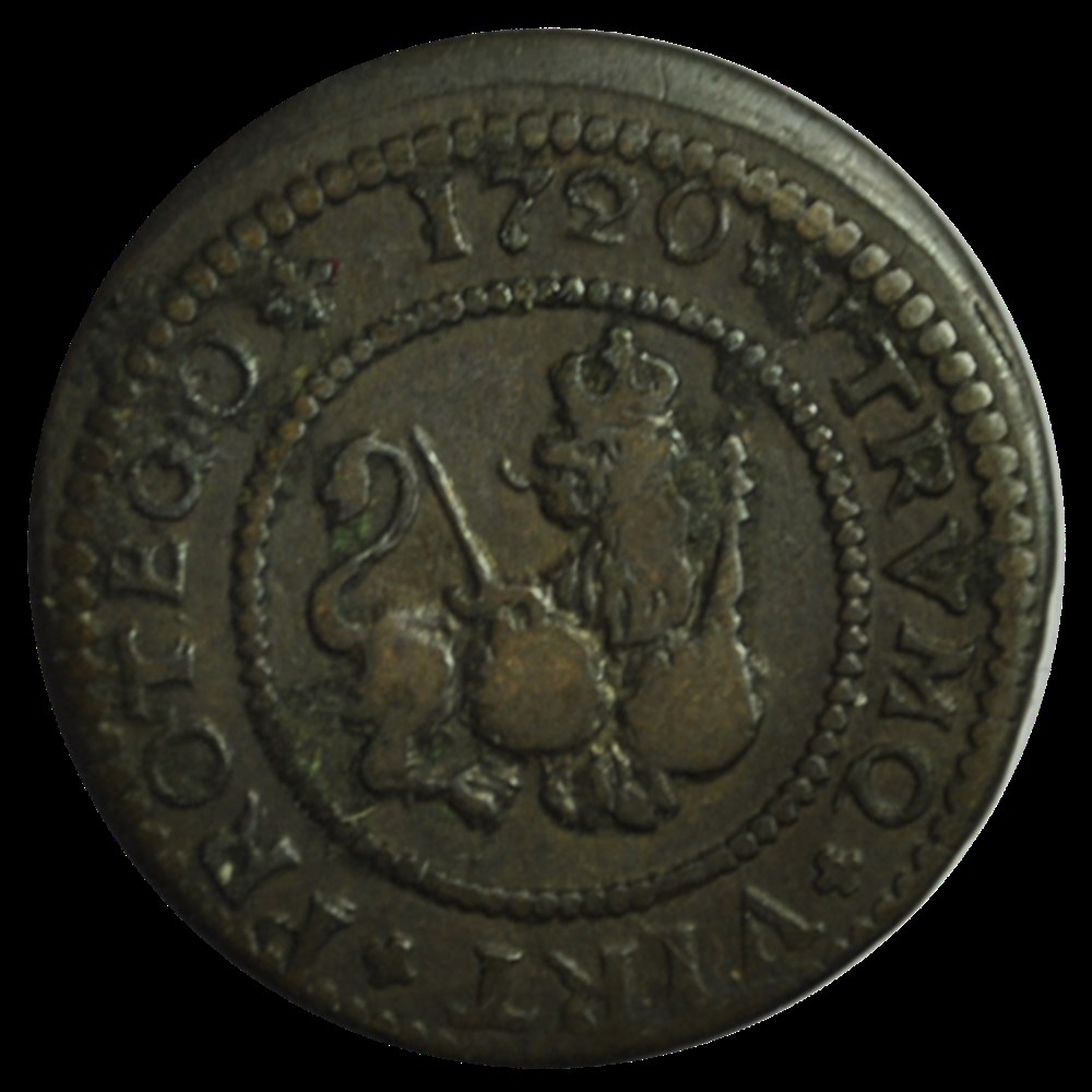 2 Maravedis Philippe V 1720 Burgos monnaies 2 maravedis philippe v 1720 burgos