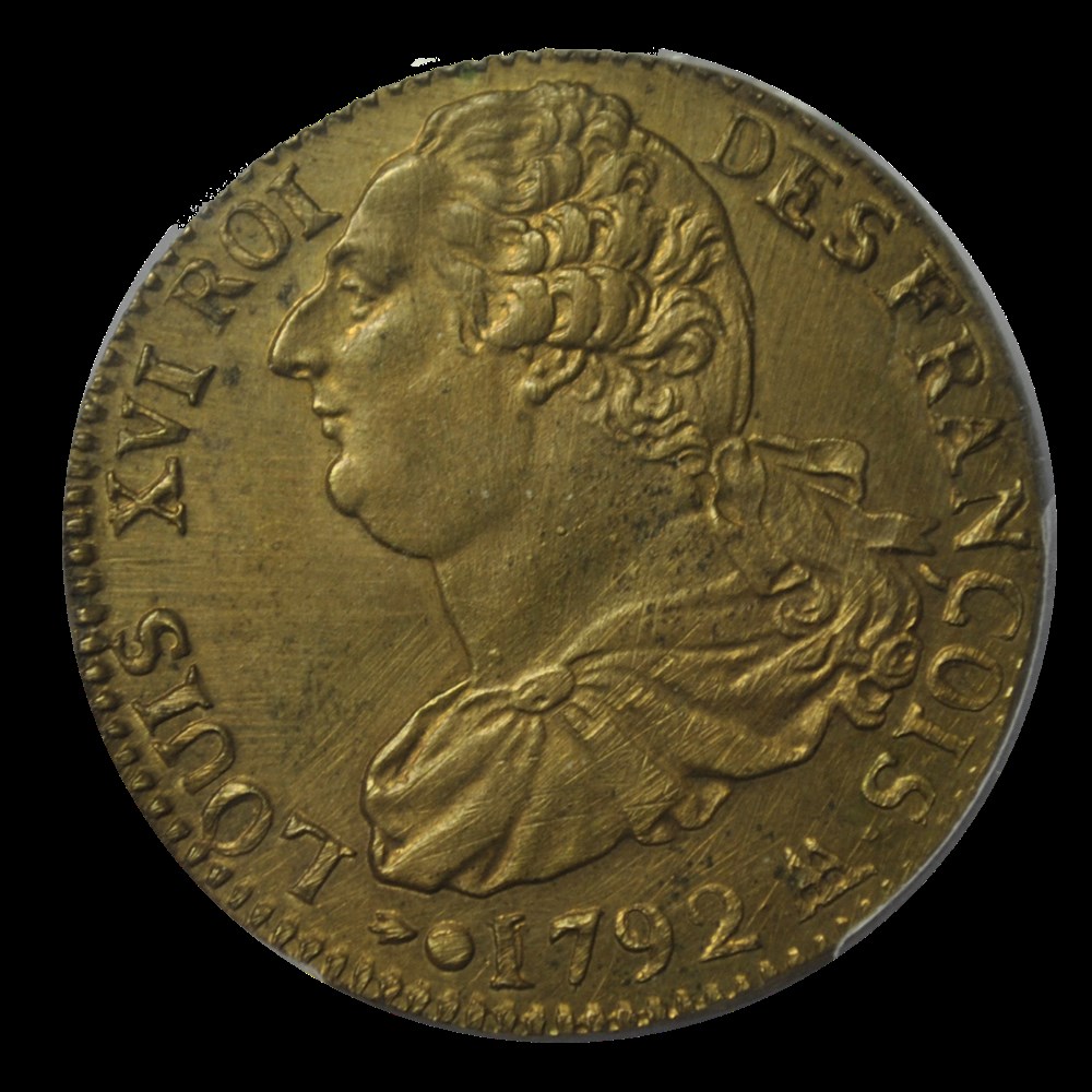 LOUIS XVI 2 sols au faisceau, type FRANÇOIS 1792 AA monnaies louis xvi 2 sols au faisceau type francois 1792 aa