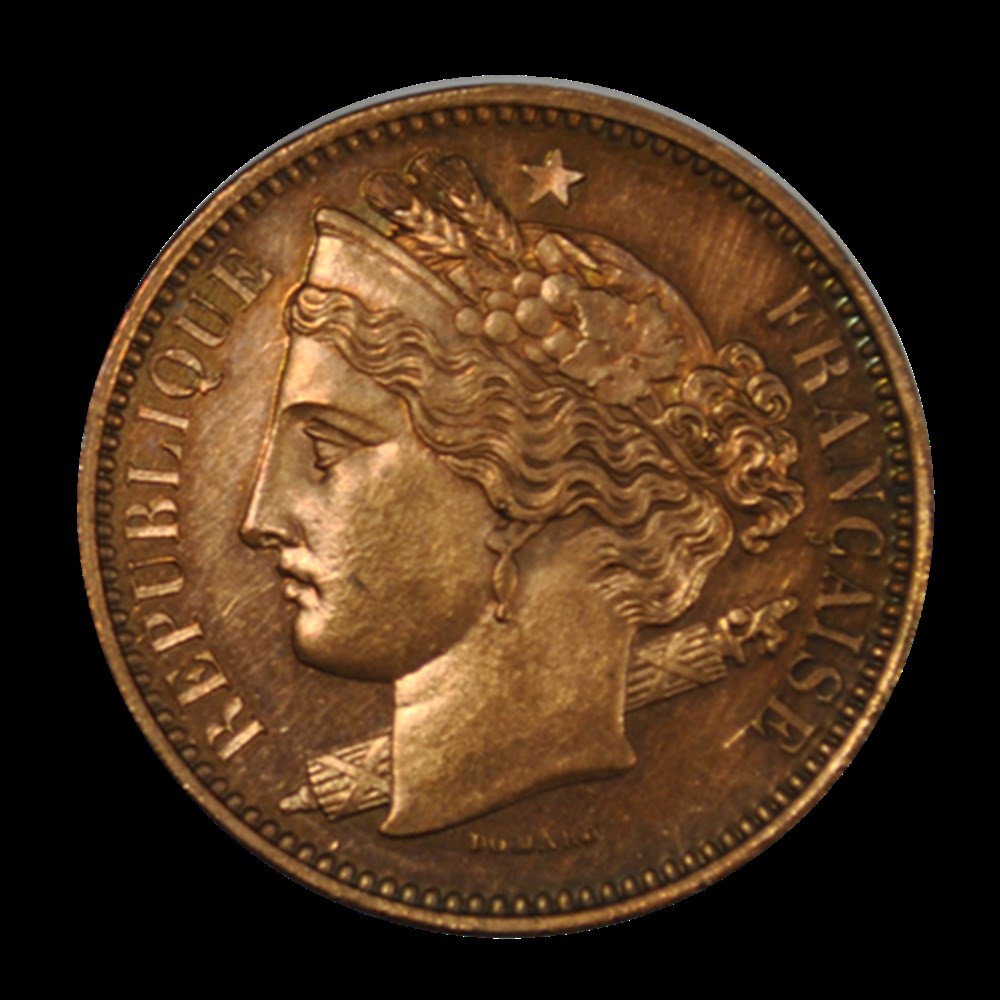 Concours de 10 centimes , essai de Domard 1848 Paris monnaies concours de 10 centimes essai de domard 1848 paris