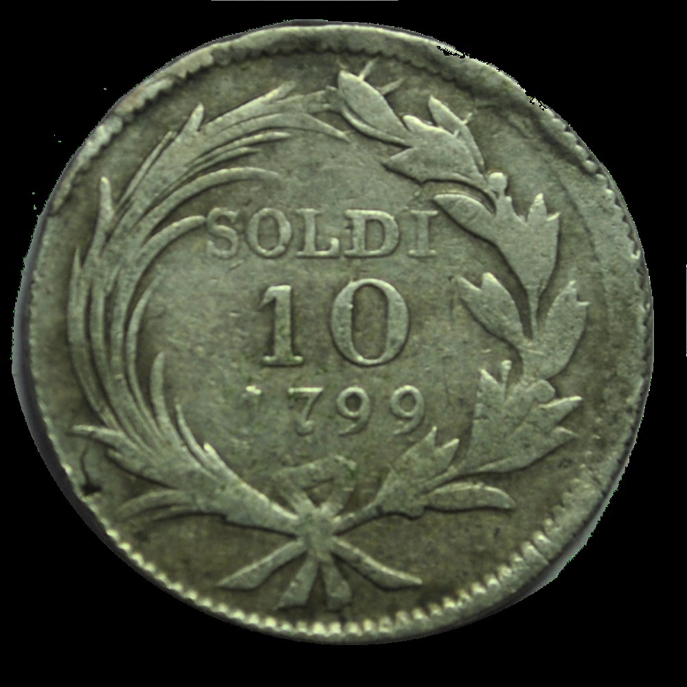 Republique de Genes 10 soldi 1799 monnaies republique de genes 10 soldi 1799