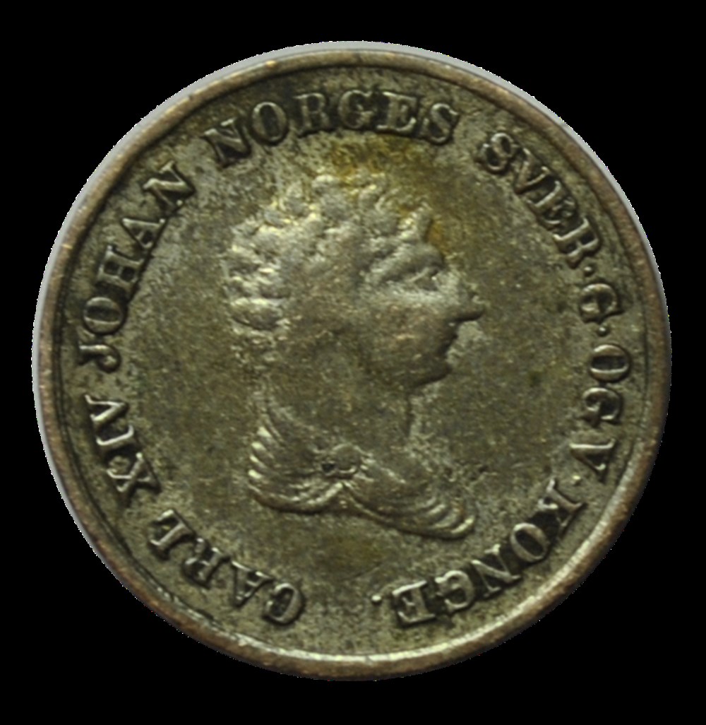 monnaies carl xiv 4 skilling 1842