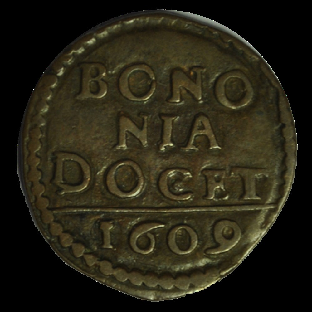 Quattrino de Bologne 1609 monnaies quattrino de bologne 1609