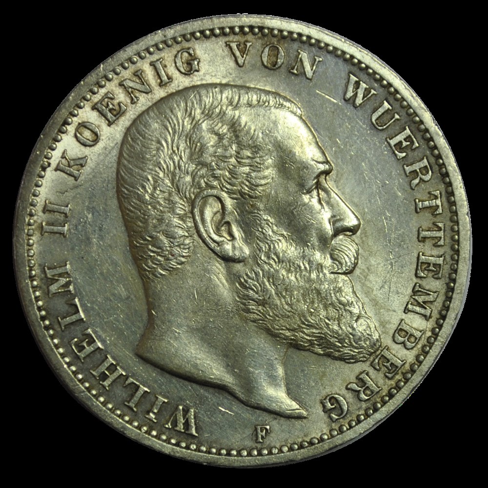 ALLEMAGNE - ROYAUME DE WURTTEMBERG - GUILLAUME II 2 Mark 1914 Stuttgart monnaies allemagne royaume de wurttemberg guillaume ii 2 mark 1914 stuttgart