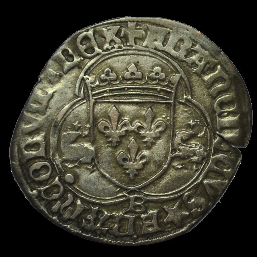 monnaies francois ier douzain au salamandre 1540 rouen