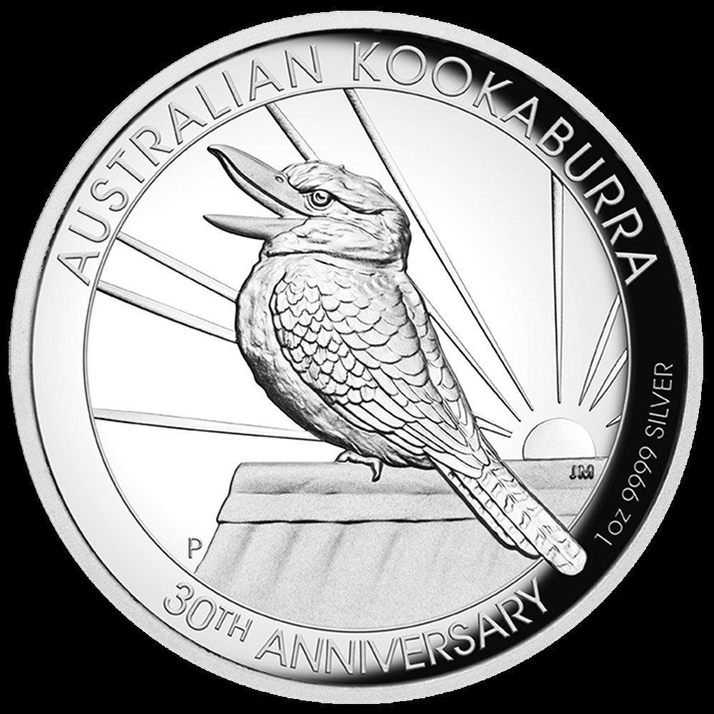 Kookaburra 1 Once 2020 High Relief 30e anniversaire monnaies kookaburra 1 once 2020 high relief 30e anniversaire