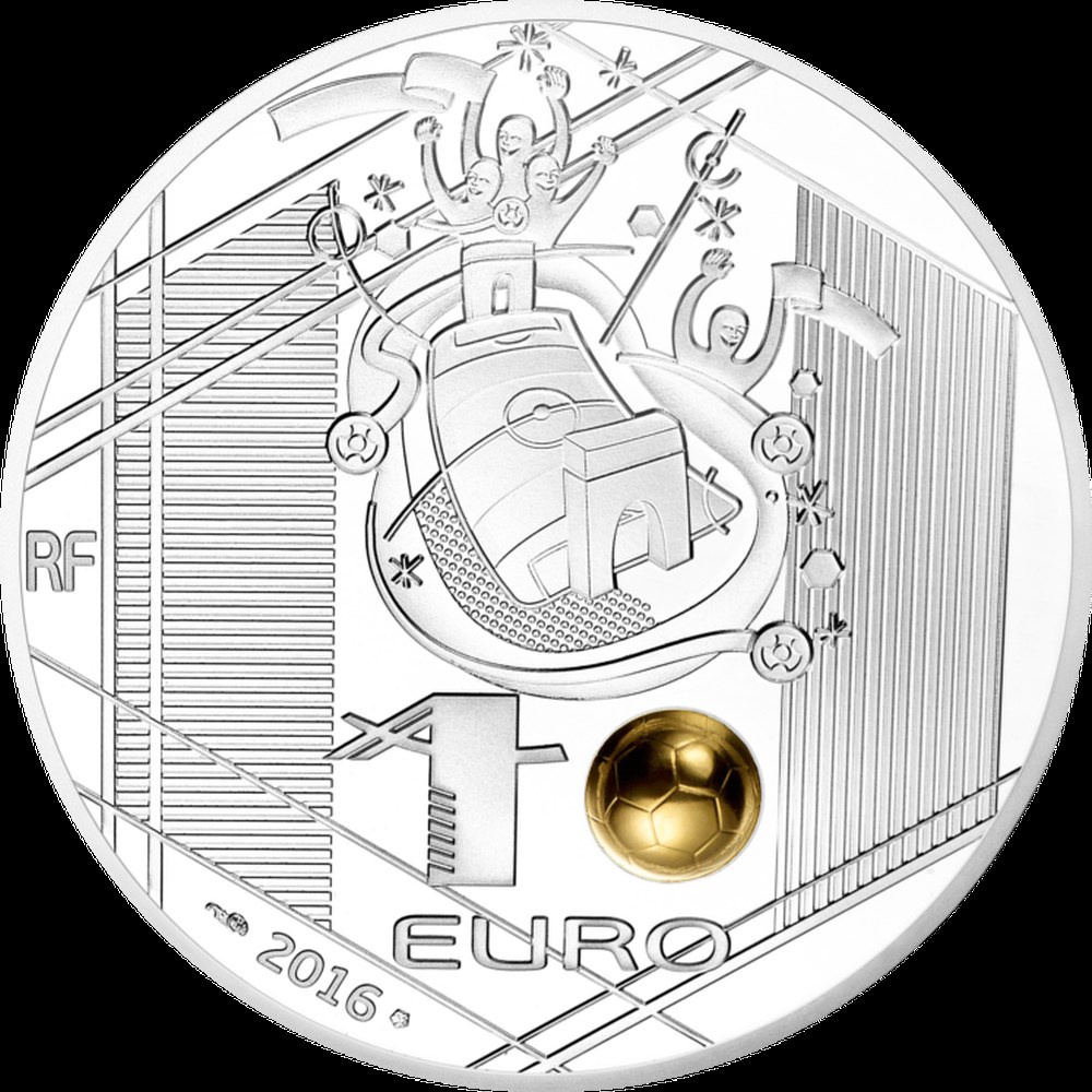 monnaies euro 2016 tete 10 euro argent