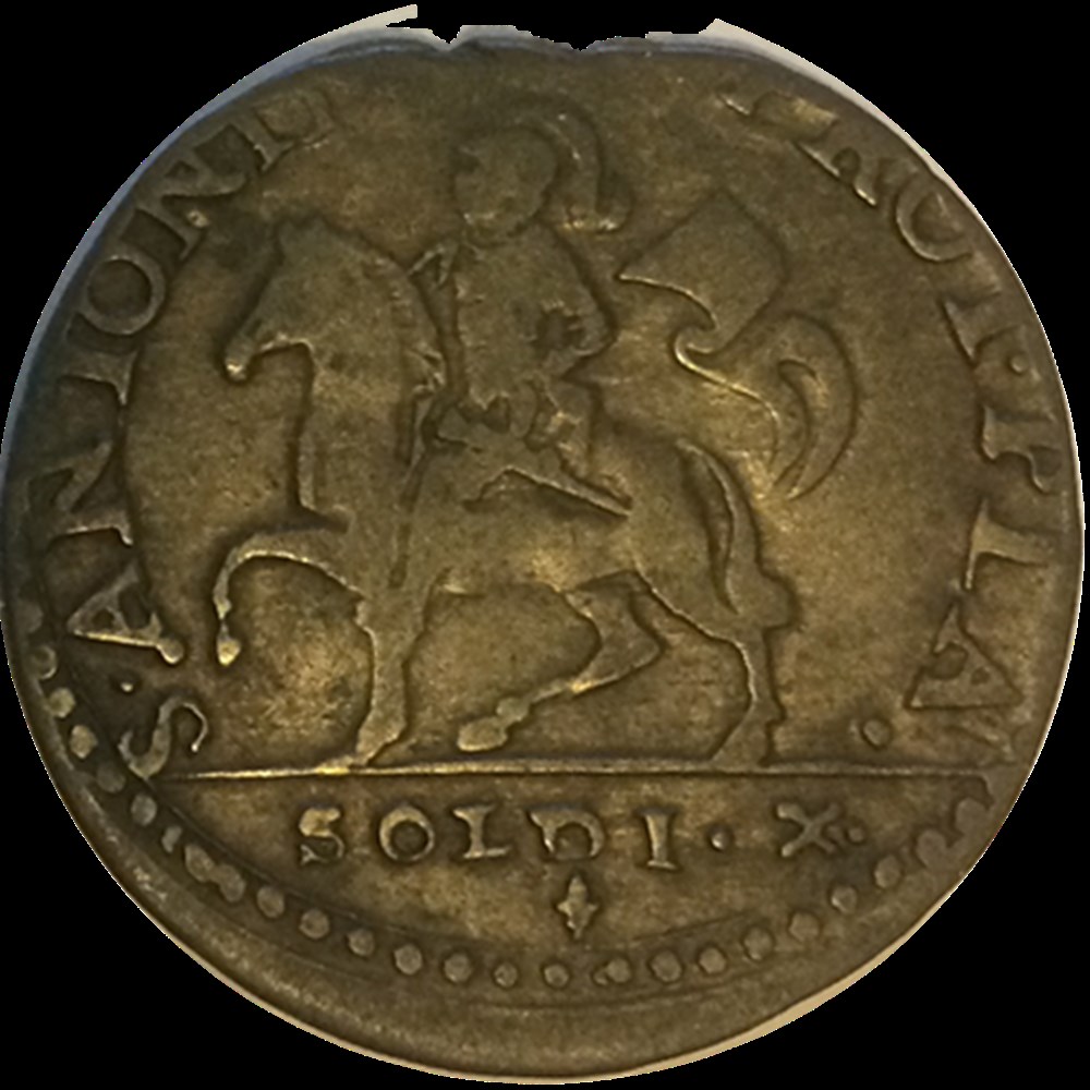 Duché de Parme - Francois 1er 10 Soldi monnaies duche de parme francois 1er 10 soldi