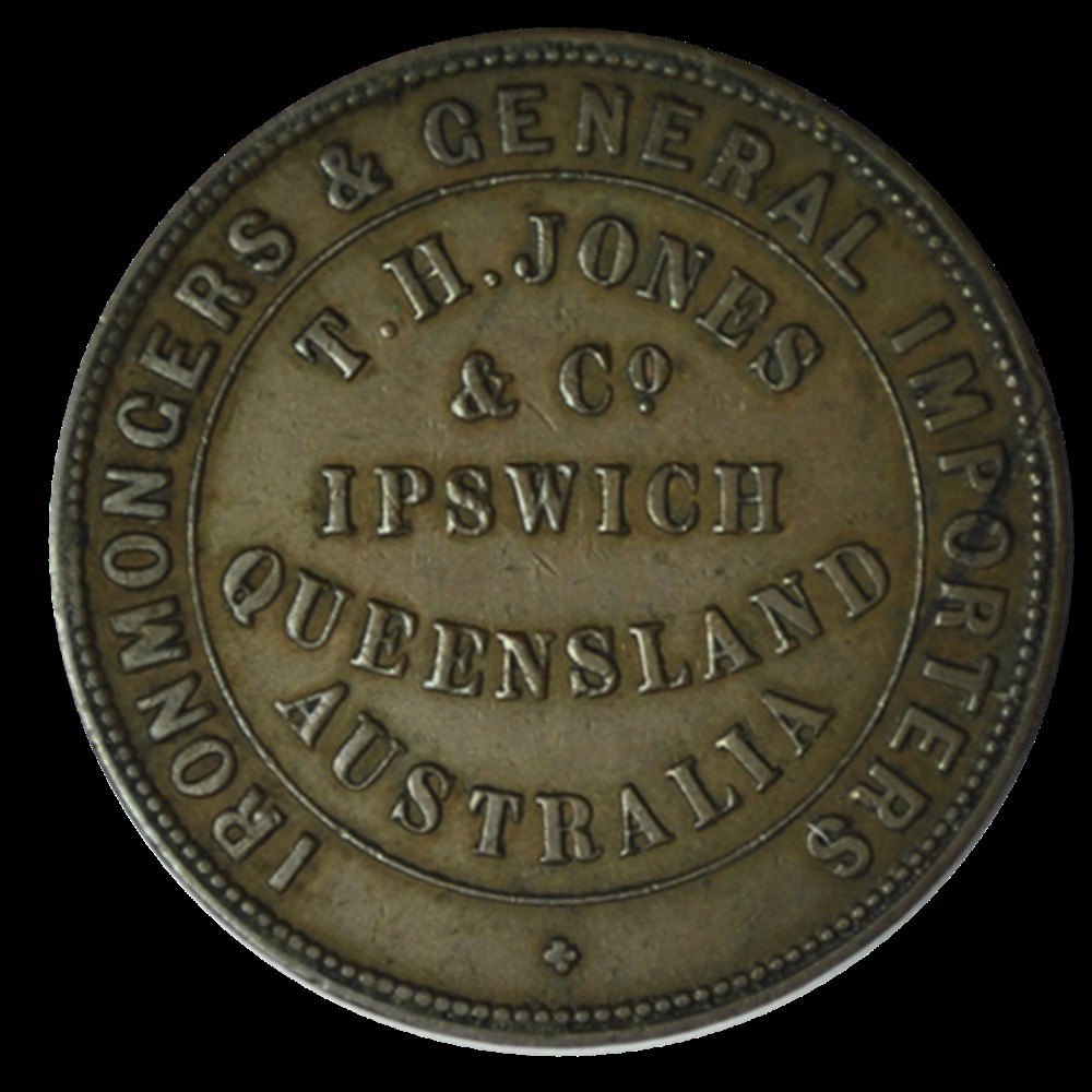 Token Australia T.H Jones monnaies token australia t h jones