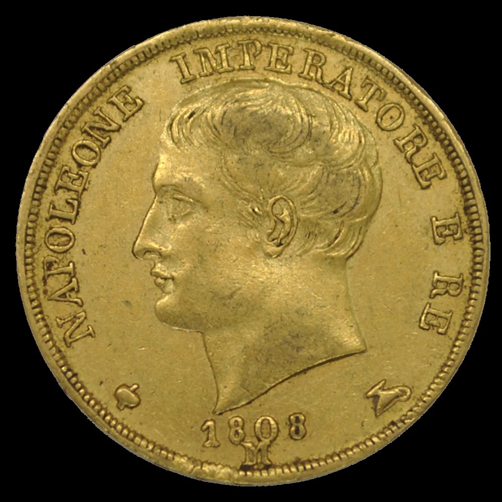 Napoleon Ier 20 Lire 1808 M monnaies napoleon ier 20 lire 1808 m