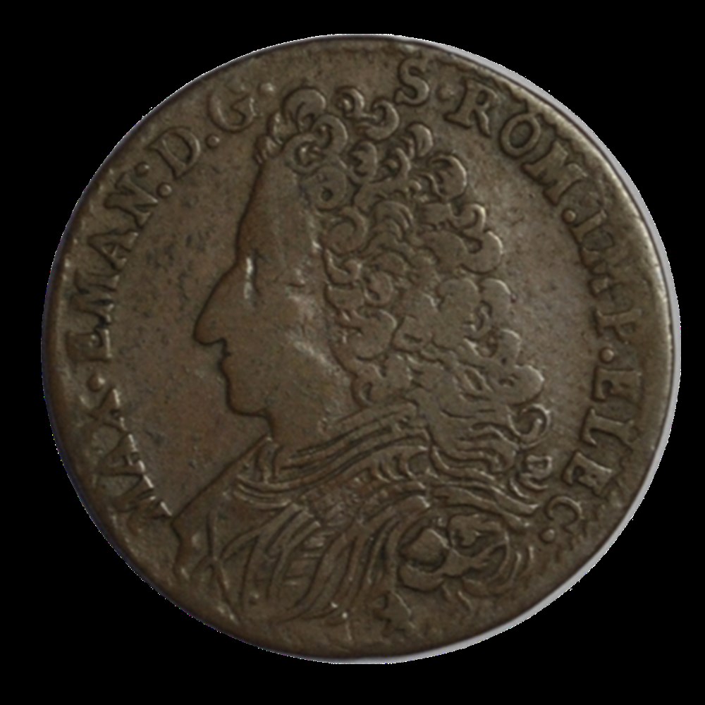DUCHE NAMUR Liard Maximilien Emmanuel de Bavière 1713 Namur monnaies duche namur liard maximilien emmanuel de baviere 1713 namur