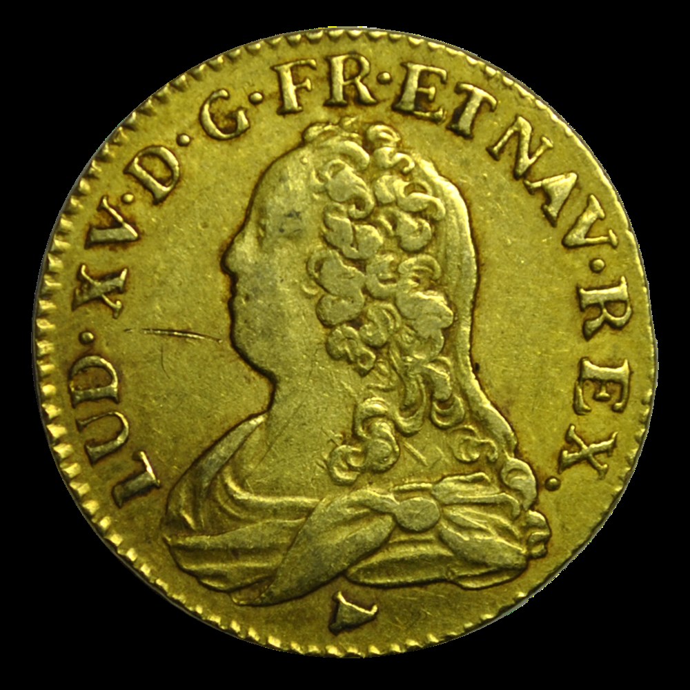 LOUIS XV Louis d'or dit aux lunettes 1726 Limoges monnaies louis xv louis or dit aux lunettes 1726 limoges