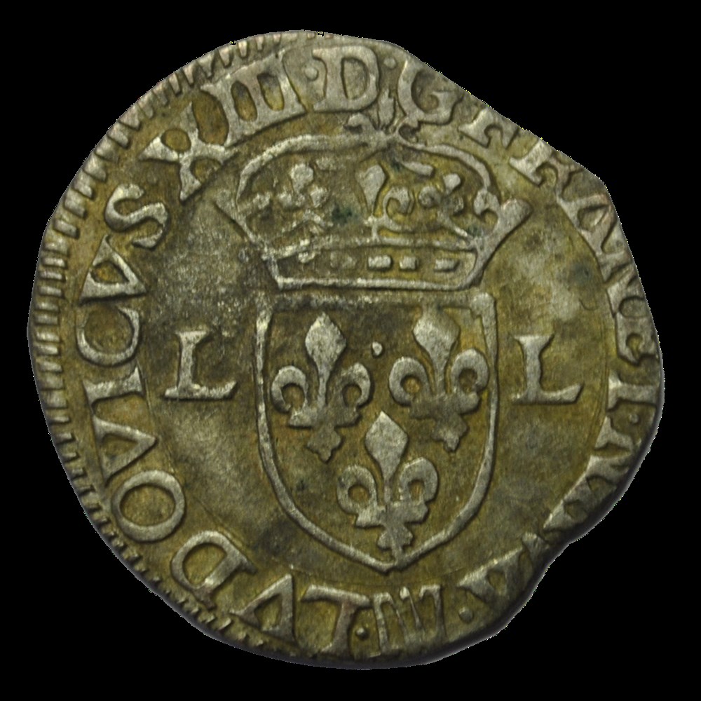 LOUIS XIII Douzain huguenot 1628 MA monnaies louis xiii douzain huguenot 1628 ma