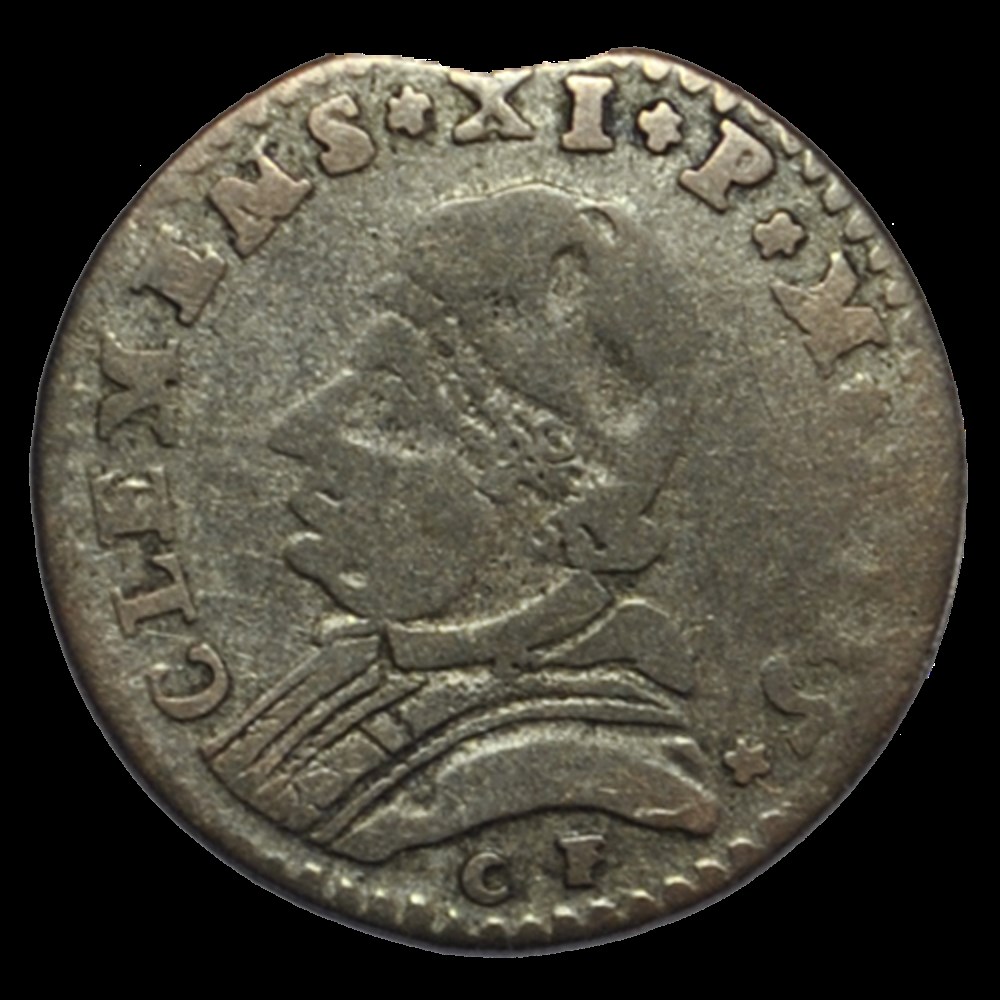 monnaies clement xi 2 baiocchi 1715