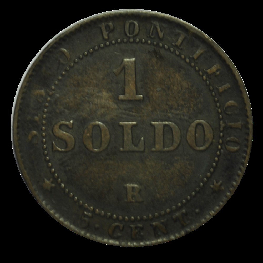 1 Soldo an XXI buste large 1867 R monnaies 1 soldo an xxi buste large 1867 r