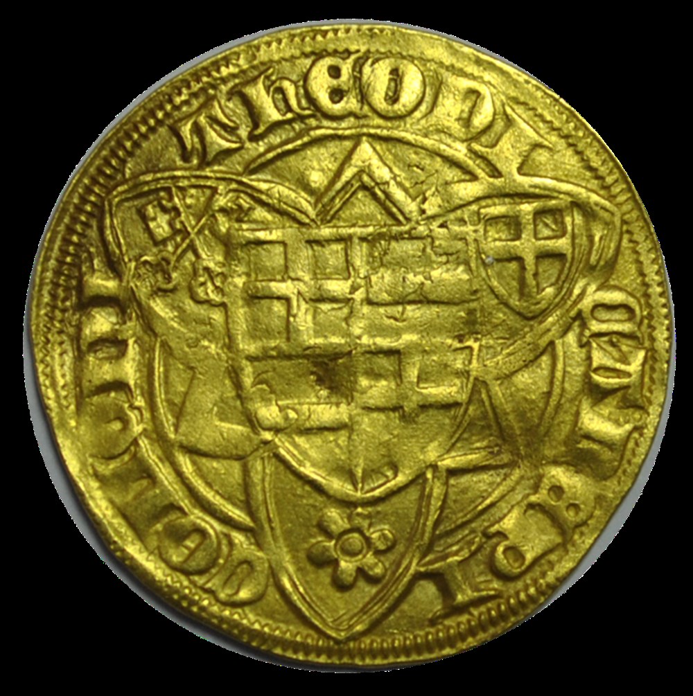 monnaies cologne dietrich ii von mors ducat or 1414 1419