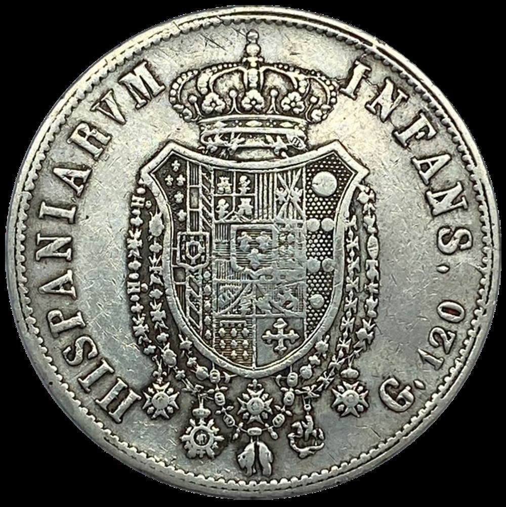 Royaume des DeuxSiciles Ferdinand Ier 120 Grana 1818 Naples Monedas