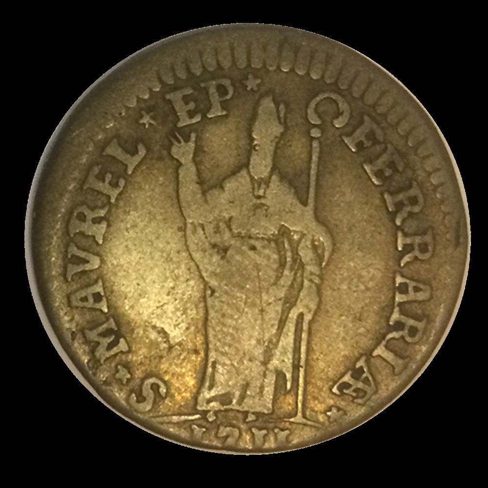 monnaies clement xi carlino ferrare 1711