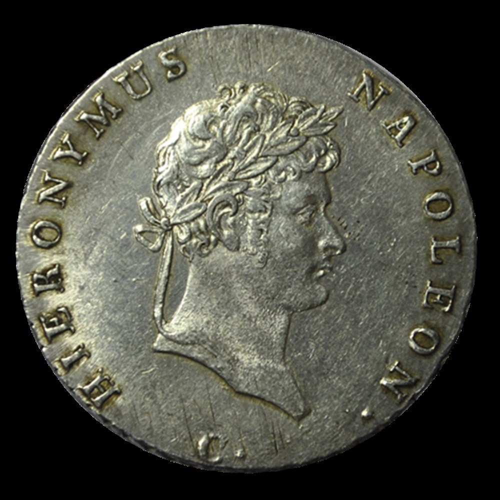 ROYAUME DE WESTPHALIE - JÉRÔME NAPOLÉON 2/3 thaler ou gulden 1813 Clausthal monnaies royaume de westphalie jerome napoleon 2 3 thaler ou gulden 1813 clausthal