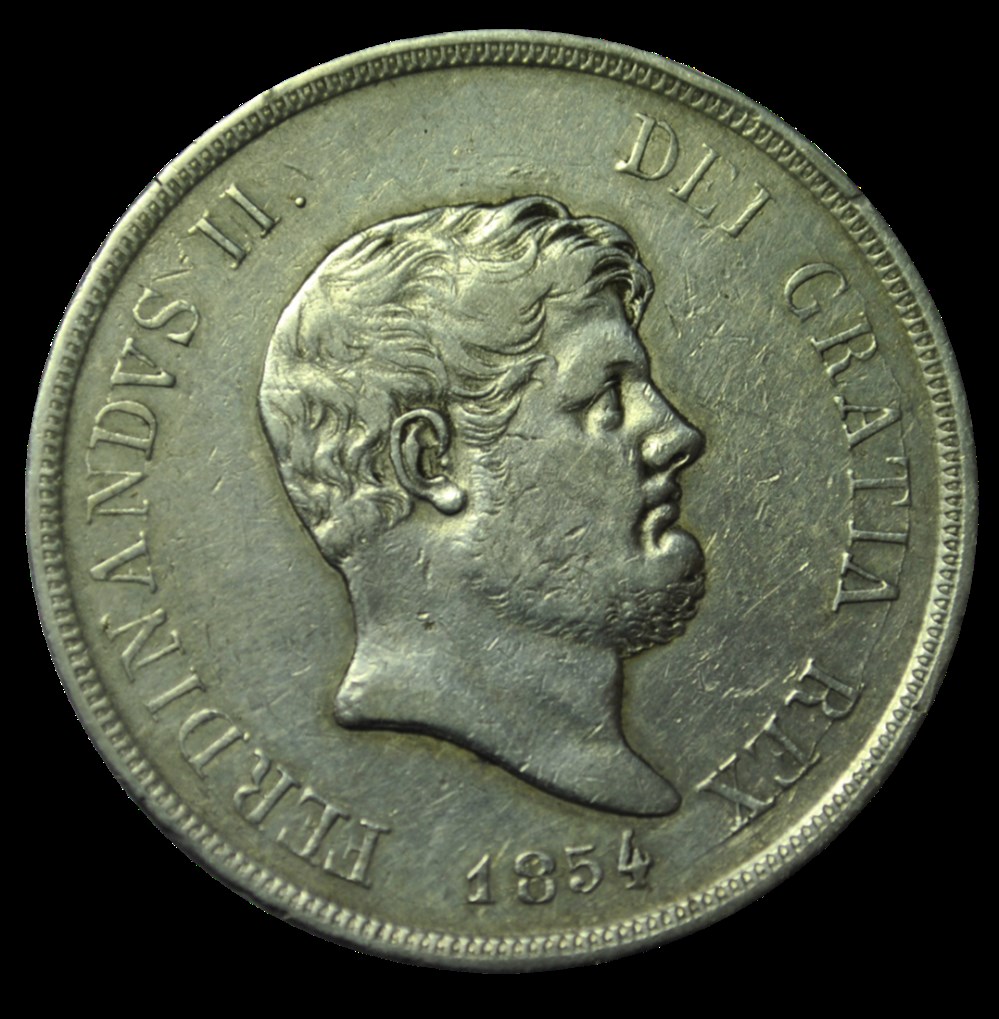 ROYAUME DES DEUX-SICILES 120 Grana Ferdinand II 1854 Naples monnaies royaume des deux siciles 120 grana ferdinand ii 1854 naples