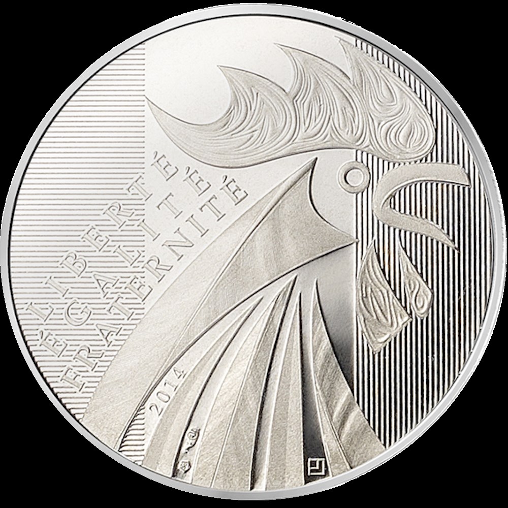monnaies 10 euro le coq 2014